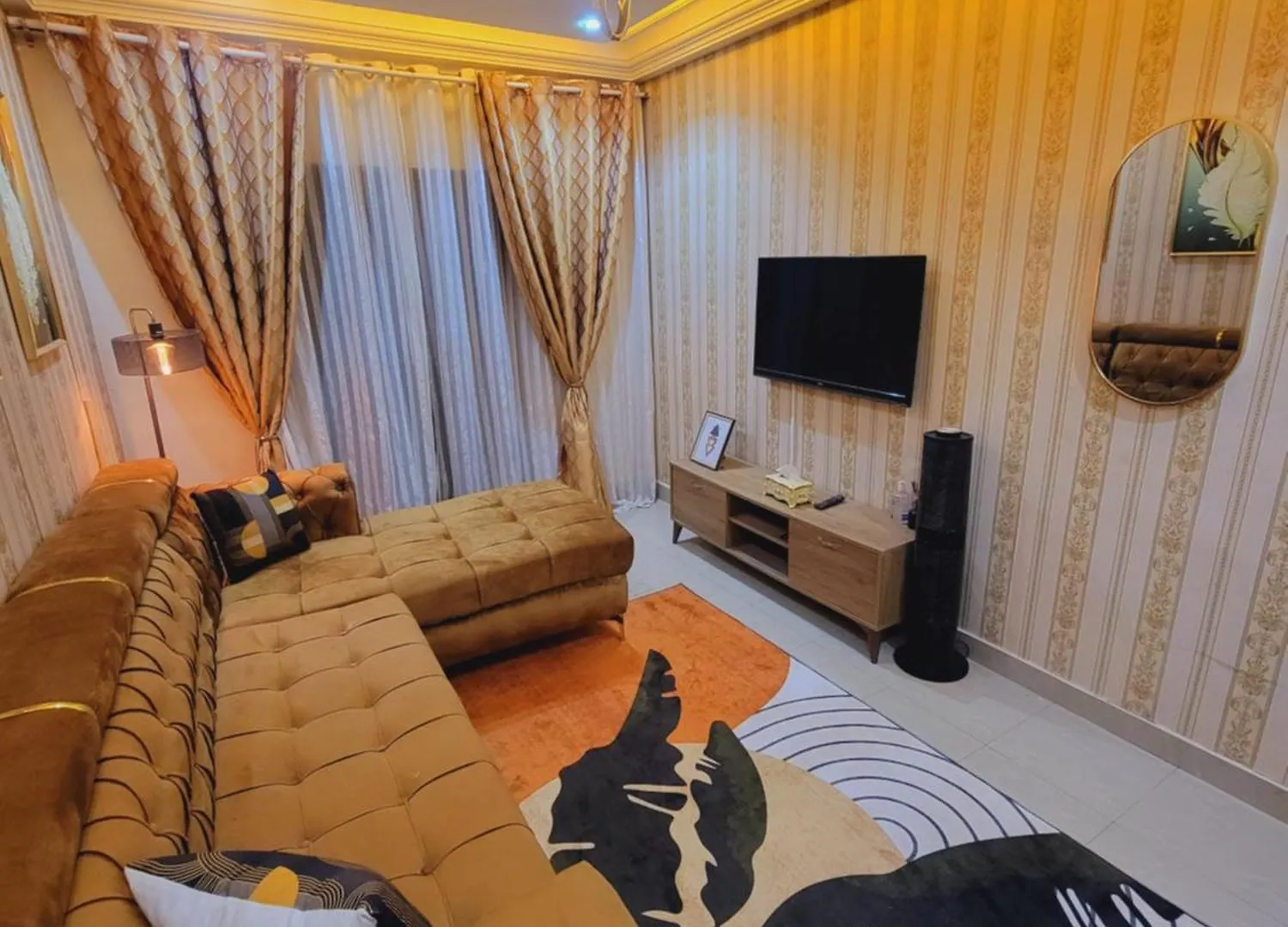 Apartment Studio Meuble Avec Wi-Fi Haut Debit A Ouest Foire Dakar